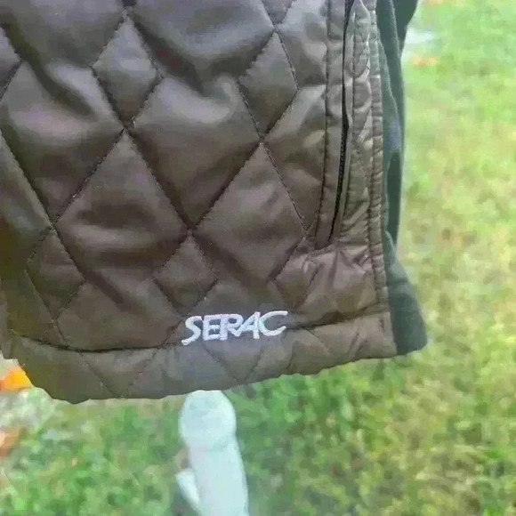 Serac women’s quilted vest. Size XL. Brown and cream. Serac brand vest. Fall - Picture 5 of 9